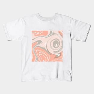 pastel pink abstract Kids T-Shirt